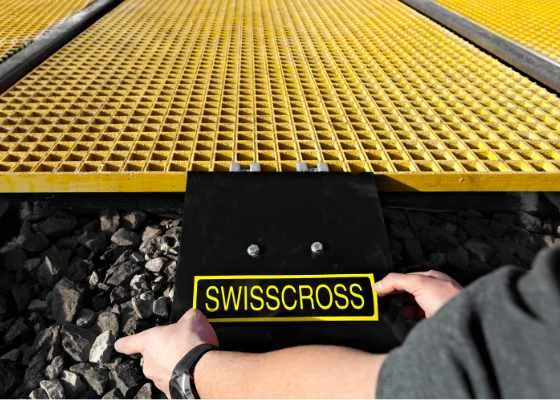 resin railway crossing