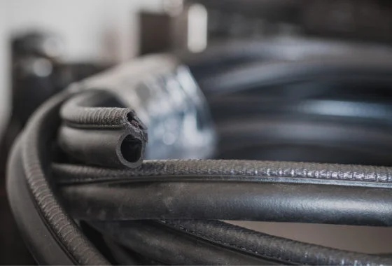 Extruded seal providing protection against water, air and noise
