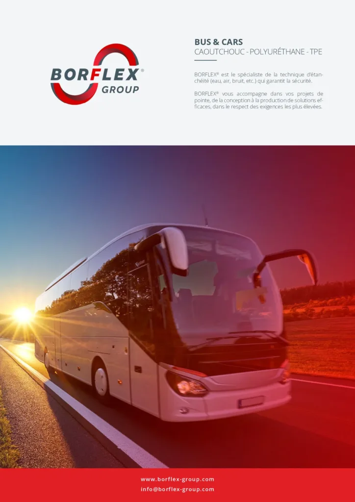 Bus et Cars – caoutchouc, polyuréthane et TPE