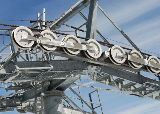 Elastomeric components for runway maintenance machinery