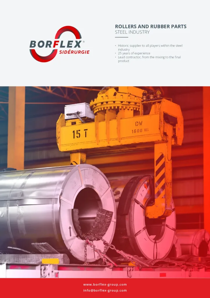 ROLLERS AND RUBBER PARTS STEEL INDUSTRY