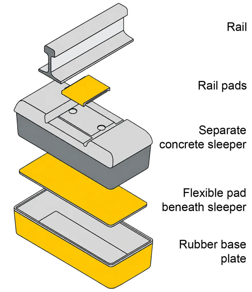 diagram of a railway sleeper