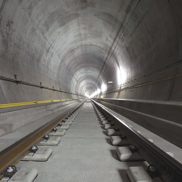 Tunnel avec coussinets et bortes